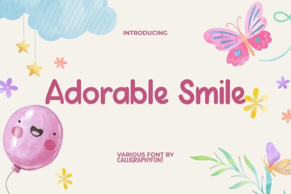 Adorable Smile Font for Joyful Campaign Design