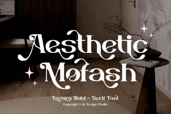 Aesthetic Mofash: The Luxury Serif Font for Makers