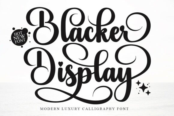 Blacker Display Font for Bold Campaigns