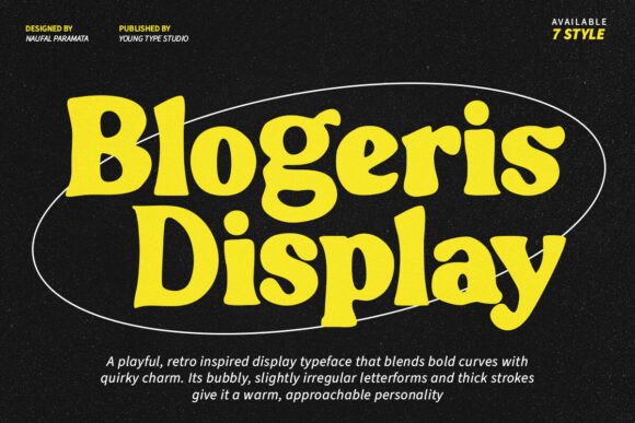 Blogeris Display: A Playful Typeface for Modern Web Design
