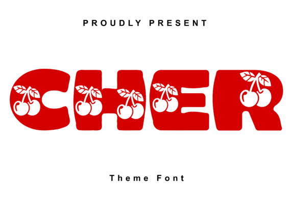 Cher Typeface: A Playful Display Font for Editorial Design