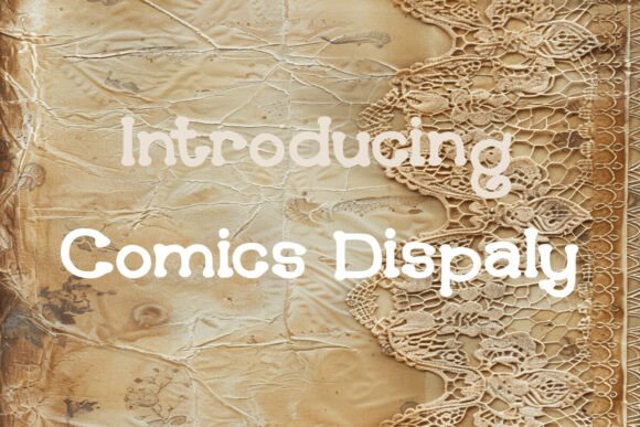 Comics Display Typeface for Bold Branding