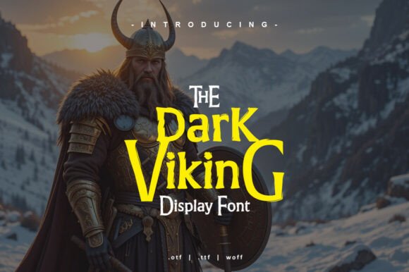 Dark Viking Typeface for Bold Web Design
