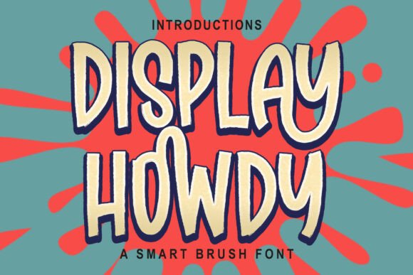 Display Howdy: A Bold Script Font for Web Design