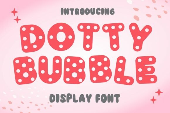 Dotty Bubble Font for Playful Web Design