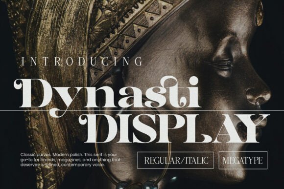 Elevate Editorial Design with Dynasti Display Typeface