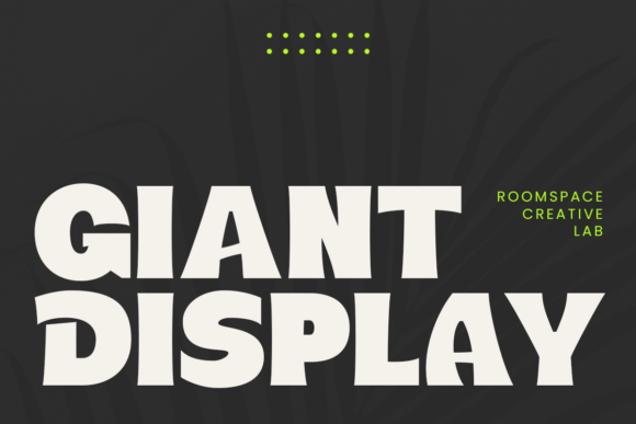 Giant Display Font for Bold Campaign Headlines