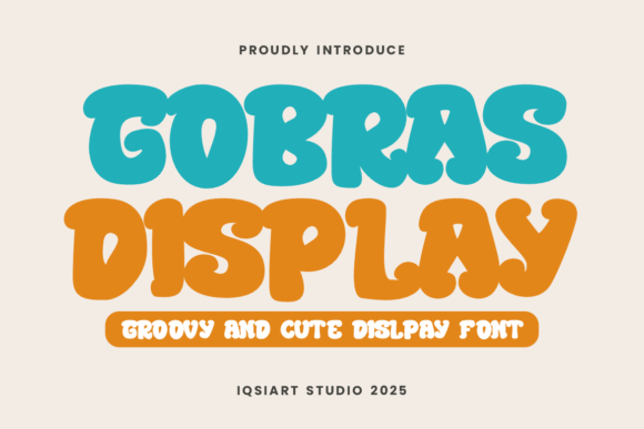 Gobras Display: A Groovy Typeface for Digital Design