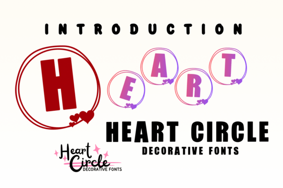 Heart Circle: A Decorative Font for Sweet Branding