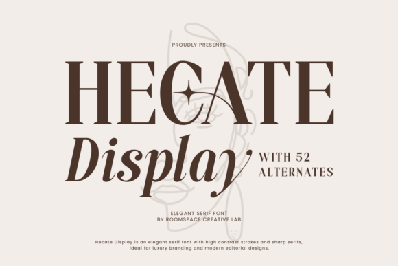 Hecate Display: A Refined Serif for Elegant Branding