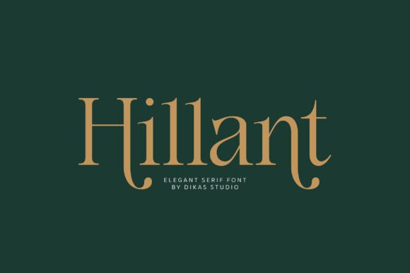 Hillant: The Condensed Serif Typeface for Bold Campaigns