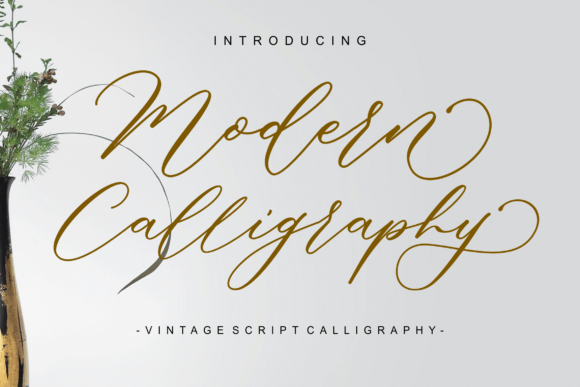Modern Calligraphy Font for Handmade Brands