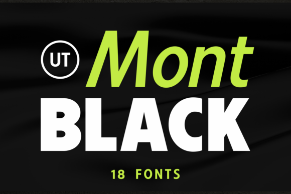 Montblack: A Modern Sans Serif Display Font for Editorial Impact