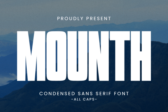 Mounth Typeface for Bold Maker Branding