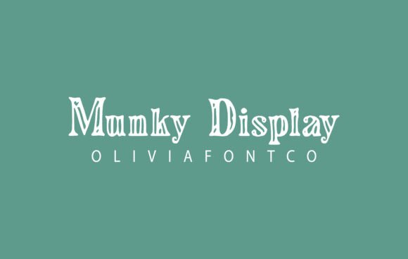 Munky Display Font for Modern Web Design