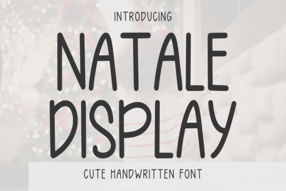 Natale Display Font for Modern Web Design