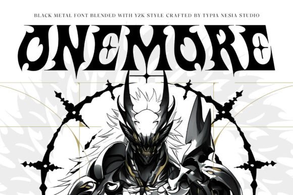 Onemore: A Bold Blackletter Typeface for Modern Editors