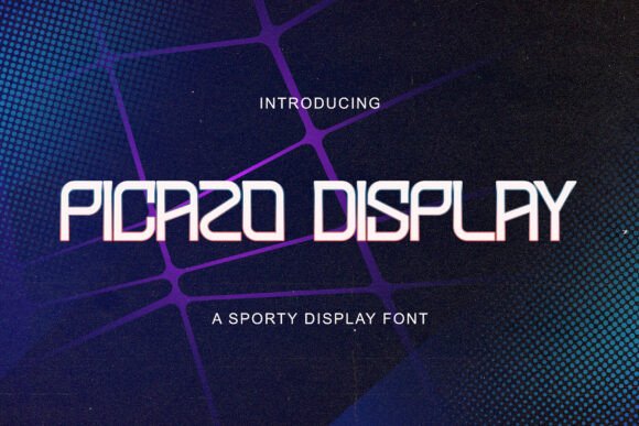 Picazo Display: A Futuristic Typeface for Editorial Impact