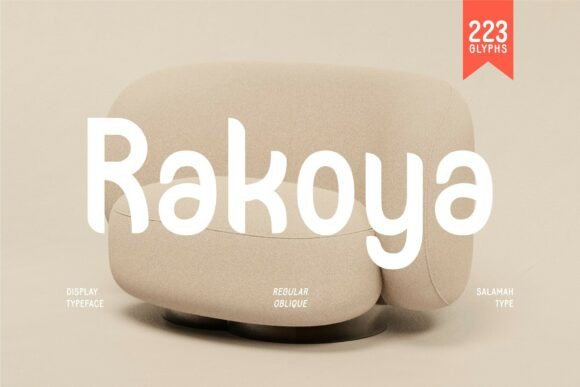 Rakoya: The Minimalist Sans Serif Font for Modern Brands