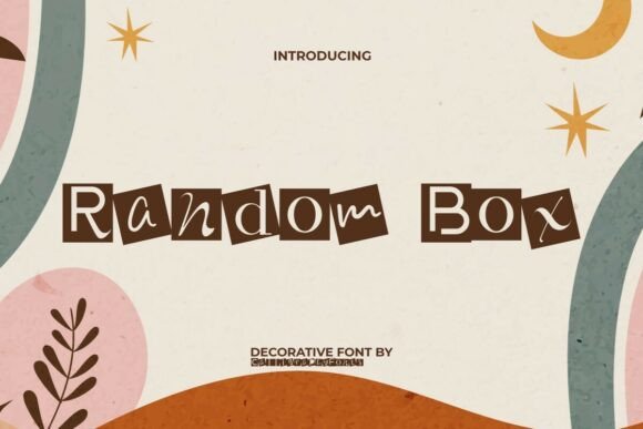 Randombox: A Playful Display Font for Bold Branding