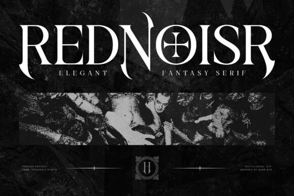Rednoisr Font for Elegant Maker Branding