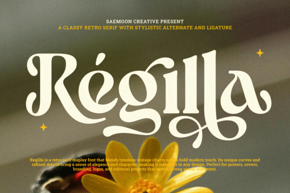 Regilla: A Retro Serif Font for Makers