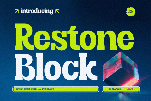 Restone Block Typeface for Bold Campaigns