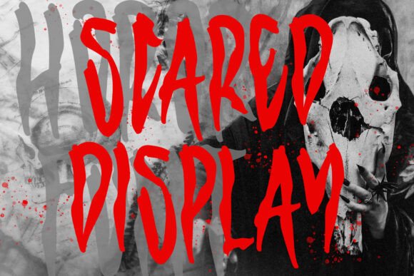 Scared Display Font for Horror Marketing