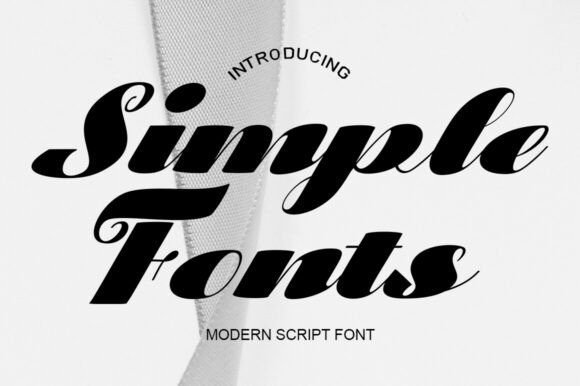 Simlpe Fonts: A Modern Script Typeface Review