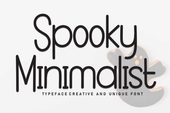 Spooky Minimalist Font for Crafters