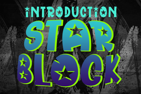 Star Block Font Review for Bold Branding