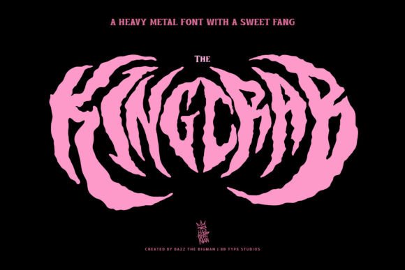 The King Crab Font for Bold Campaigns