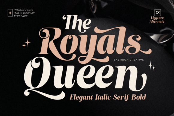The Royals Queen Font for Elegant Editorial Design