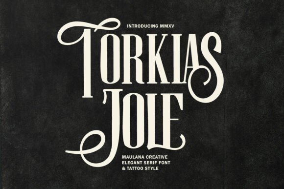 Torkias Jole: A Serif Typeface for Elegant Web Design