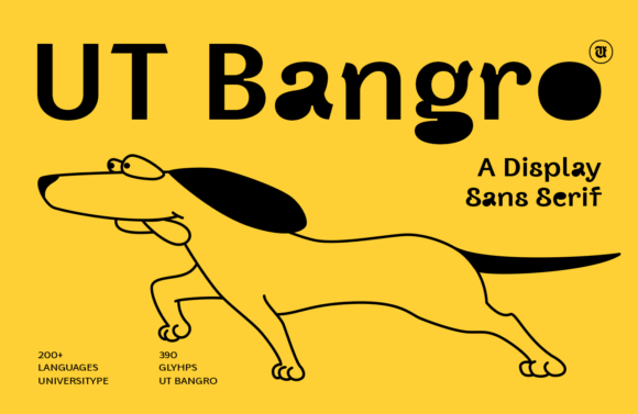 Ut Bangro: A Bold Sans Serif Font for Modern Editorial Design