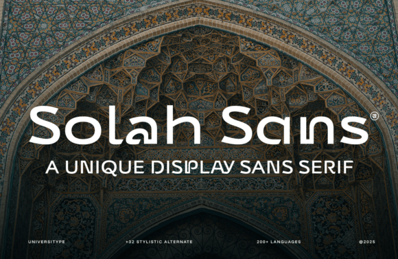 Ut Solah Sans: A Typeface for Modern Makers