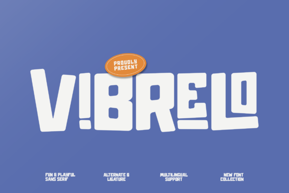 Vibrelo: The Playful Sans Serif Font for Crafters